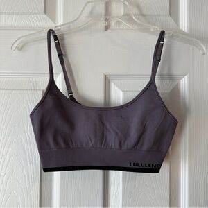 lululemon athletica Grayish Purple Sports Bra
